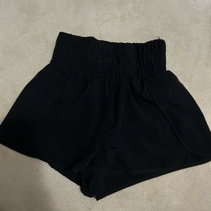 Black High Waisted Shorts